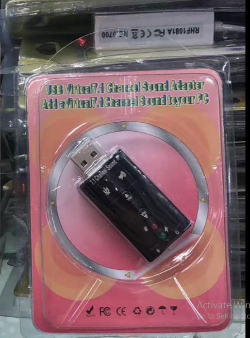 Virtual 7.1 Channel USB SOUND ADAPTER