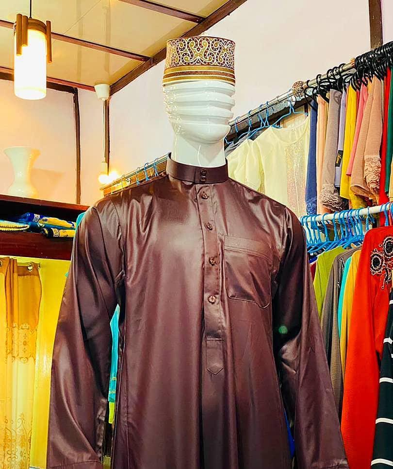 Islamic Clothing Men Length Long Sleeve thobe dress for men #1 