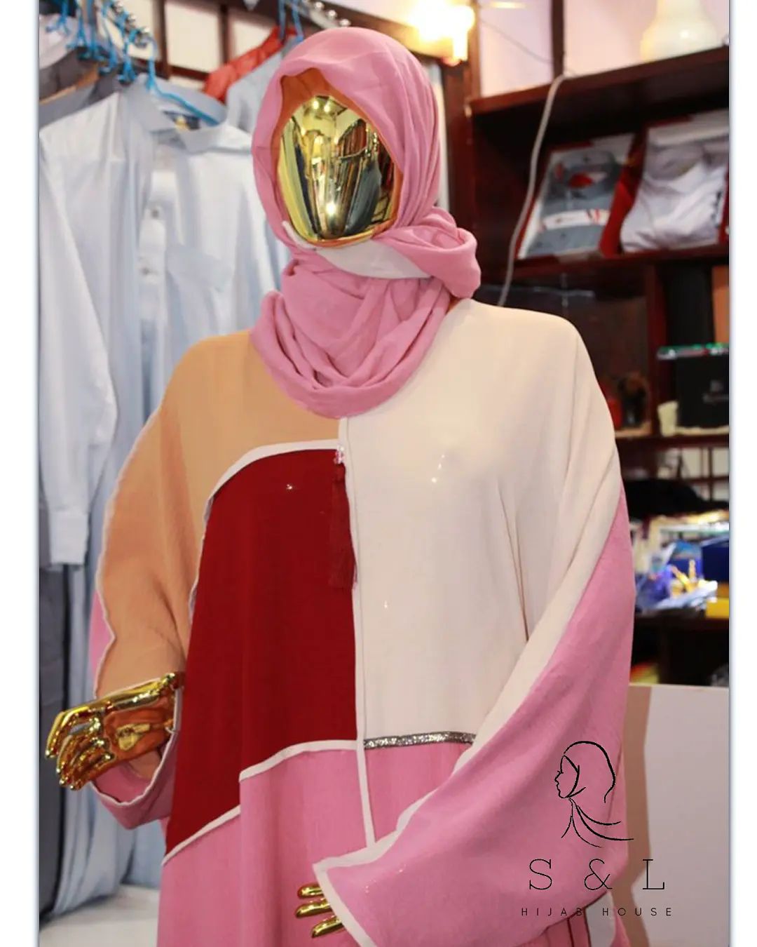 Women Solid Color Abaya with Hijab Jilbab First Quality on nice price #1