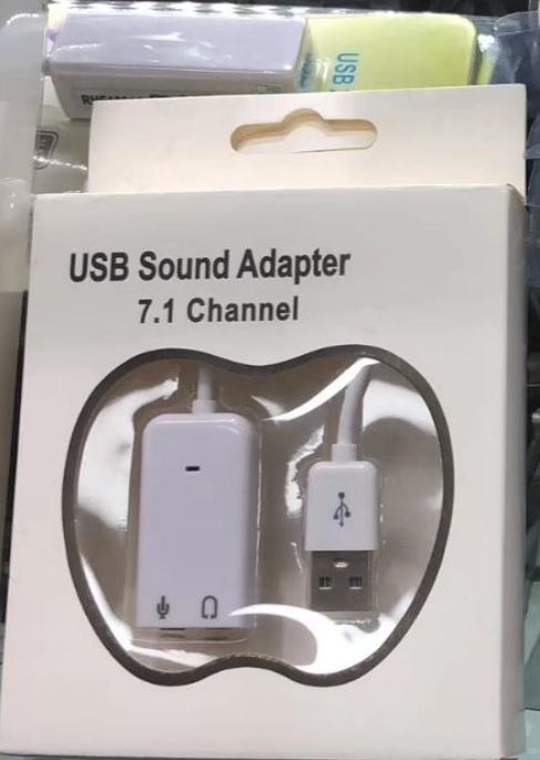 Virtual 7.1 Channel USB SOUND ADAPTER