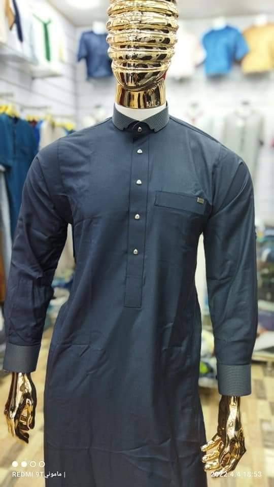 Islamic Clothing Men Length Long Sleeve thobe dress for men #3