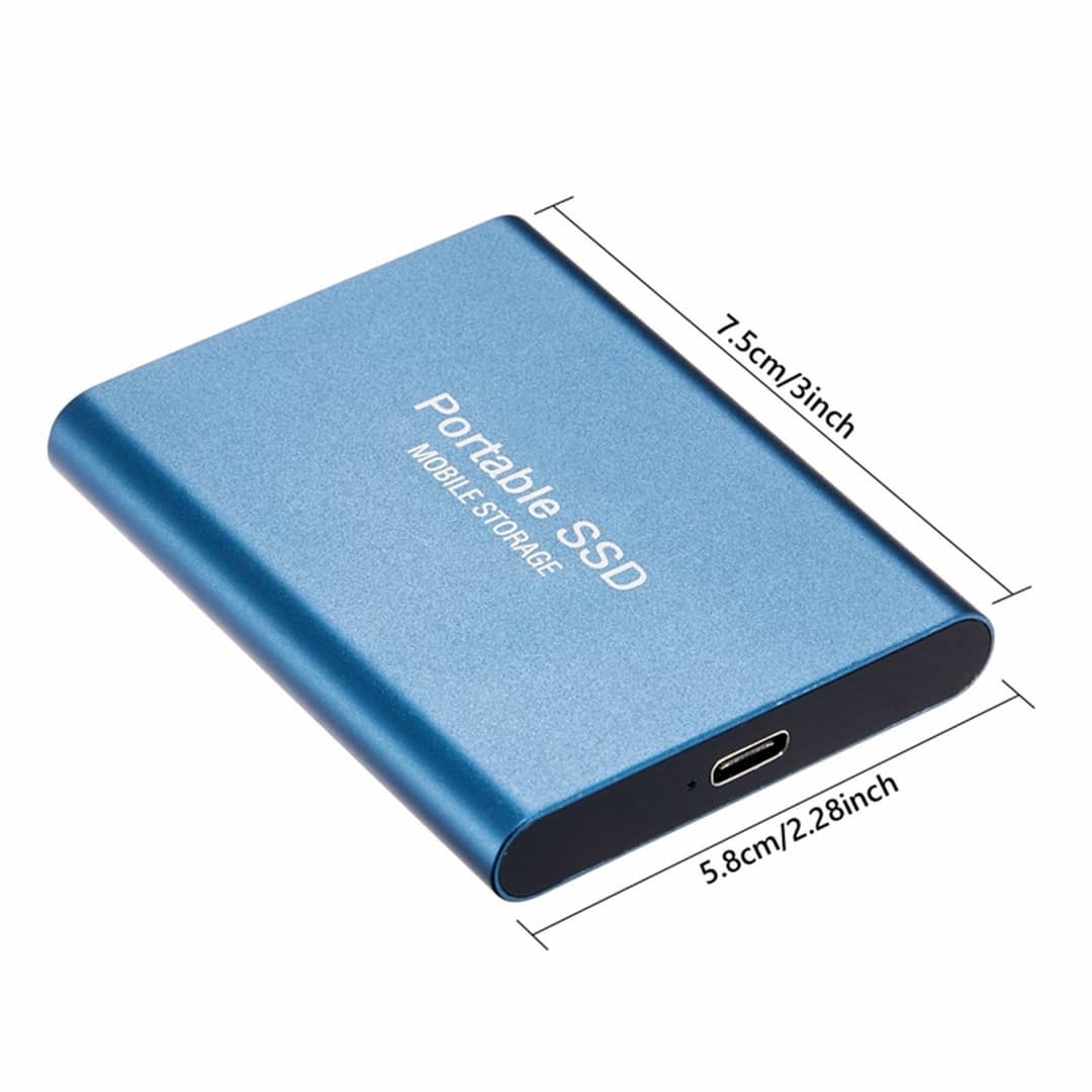 USB 3. 2TB SSD External Hard Drive Mobile Solid State Hard Disk for Desktop Mobile Phone Laptop High Speed Storage Memory #1