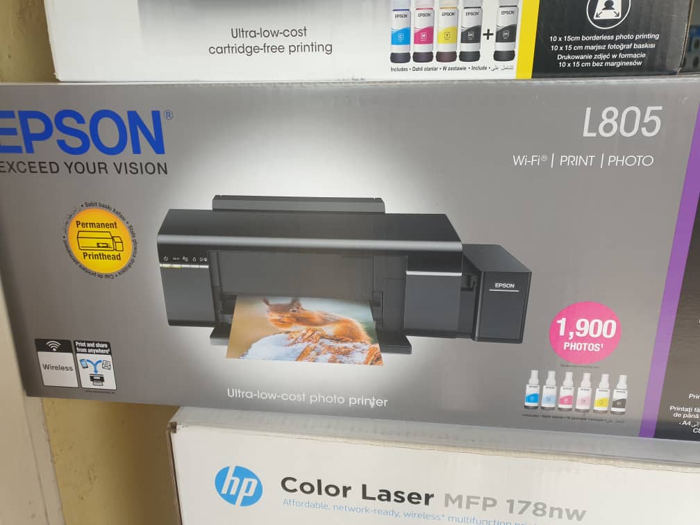 Epson l805 Wify photo Color Printer Inkjet-printer ya makeya cyane