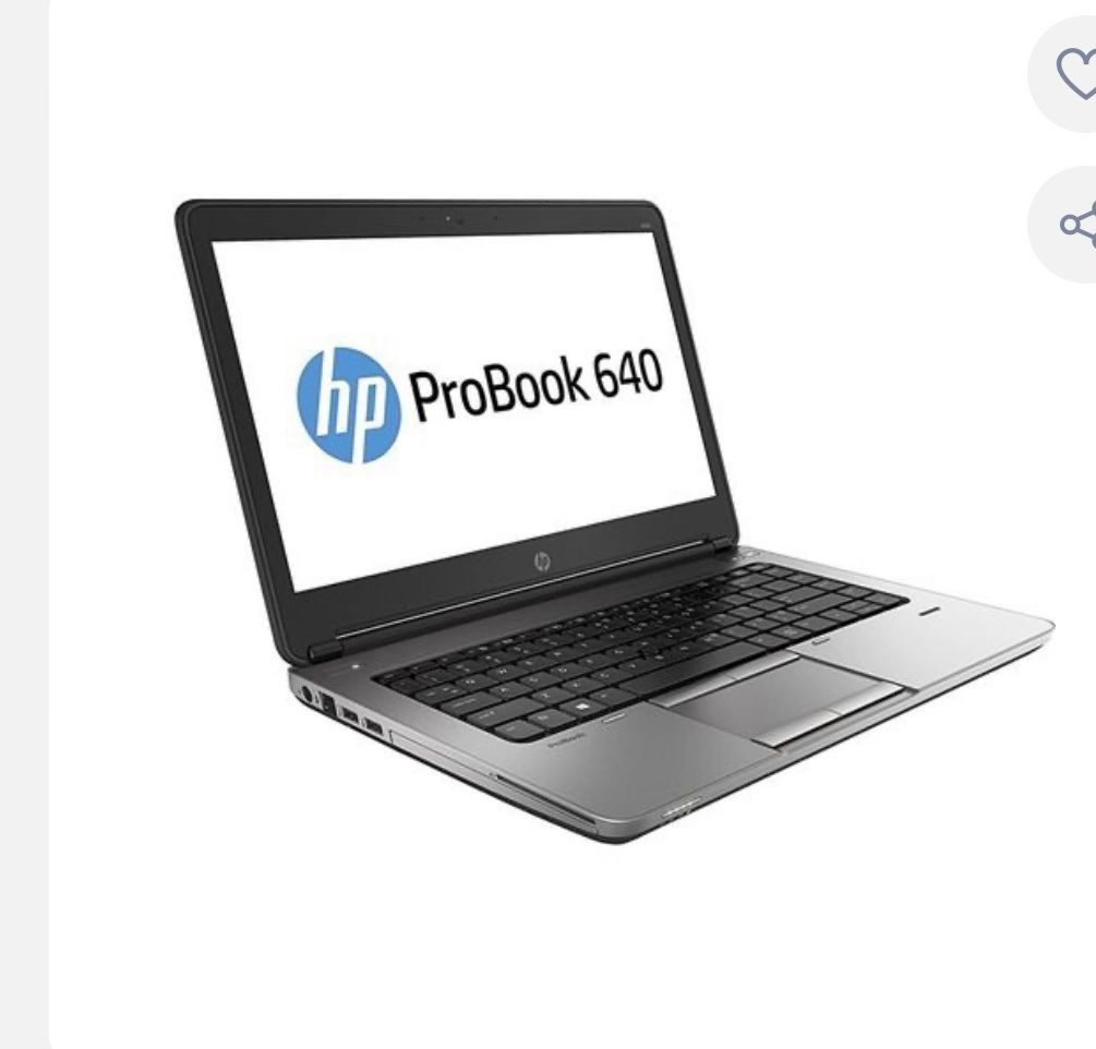 HP ProBook 640 laptop 4GB RAM and 500 HDD  
