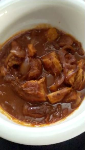 Ugali and Chicken stew