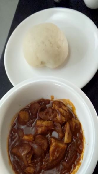 Ugali and Chicken stew