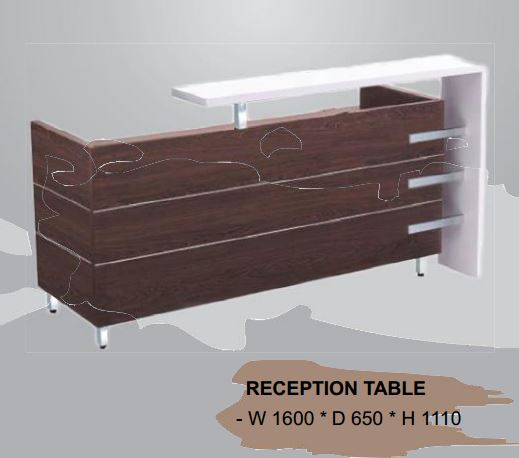 One upto Two Person Reception Desk All-Purpose Counter Desk